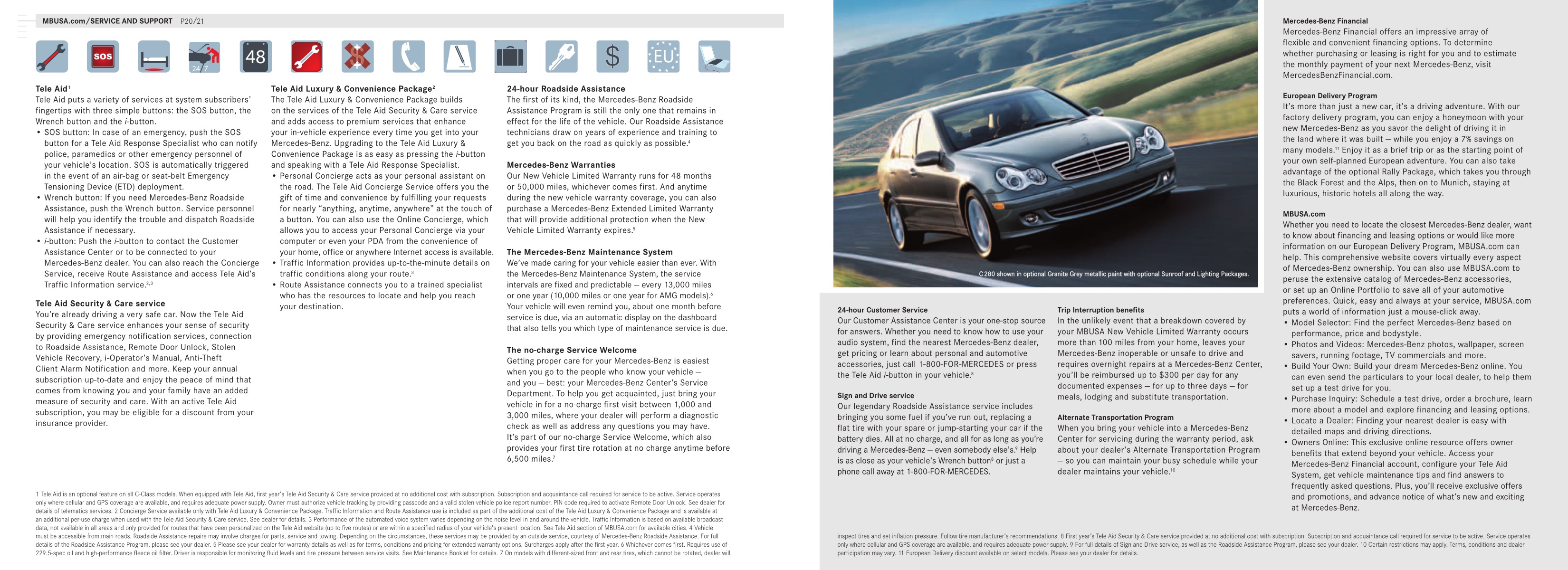 2007 Mercedes-Benz C-Class Luxury Brochure Page 8